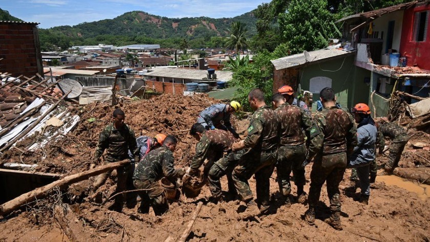 Son al menos 44 los muertos por las lluvias torrenciales en Brasil