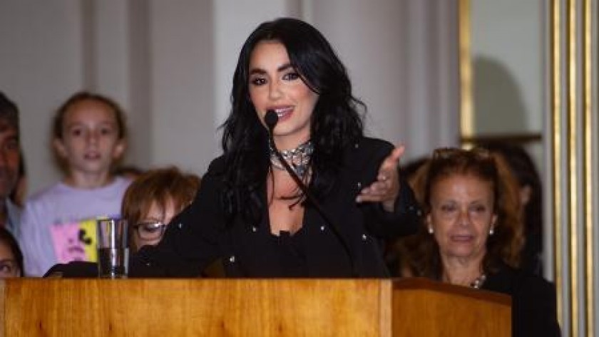 Tras brillar en Vélez, Lali fue declarada Personalidad de la Cultura porteña