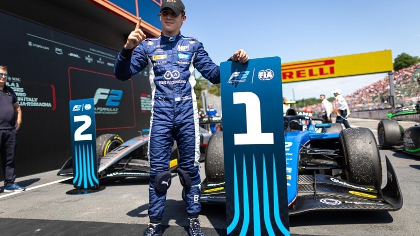 Ganó el GP de Imola: Franco Colapinto hizo historia en la F2